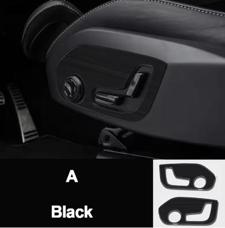 For Volvo XC60 XC90 S90 2018 ABS Car Seat Adjustment Switch Knob Panel Trim Covers Interior Moulding Accessories