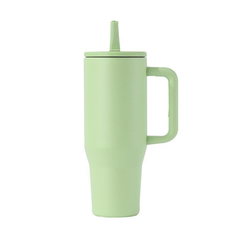40Oz Cup Large Capacity Vacuum Cup Large Capacity Foldable Cup with Straw Accompanying Car Best Selling Large Ice Cup