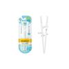 EDISONmama Edison Chopsticks II Right-Handed White 18.5cm (Suitable for school children to adults with small hands) with ring, finger position