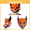 Naruto Kurama Nio Svansar Rävmask Harts Anime Mask För Cosplay Och Festbruk