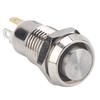 8mm Push Button Switch IP65 Waterproof Stainless Steel Push Button Start Switch 3VWhite