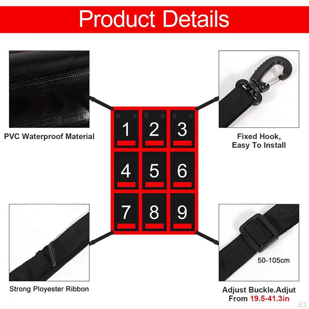 9-Loch Baseball-Wurfnetz, Digitales Strike-Zonen-Ziel für und Softball, Professionell