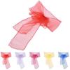 10 bucăți din organza pentru banchet canapea pentru scaune rafinate arcuri pentru decorarea petrecerii de nuntă