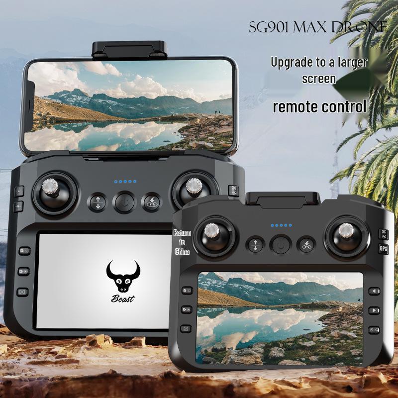 SG901MAX Smart Drone with Brushless Motors, Dual Camera, FPV Screen, GPS, and Obstacle Avoidance