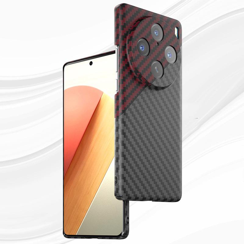Applicable To vivoX111 Mobile Phone Case, Carbon Fiber Pattern Ultra-thin Matte X111Pro Lens All-inclusive Anti-drop Protective Cover
