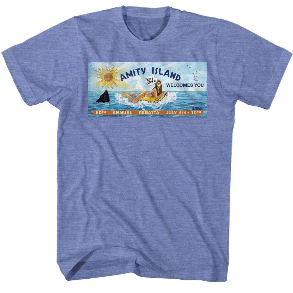 Jaws - Billboard 2 - Short Sleeve - Heather - - Children s T-shirt 120