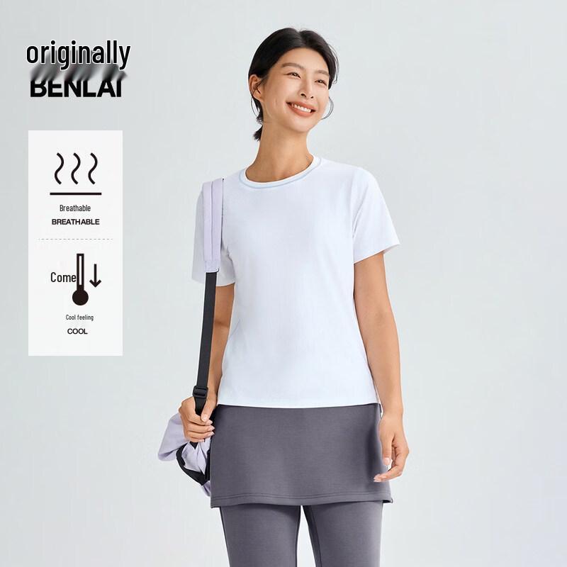BENLAI Women s Cooling Slim Fit Short Sleeve Sports T-Shirt M