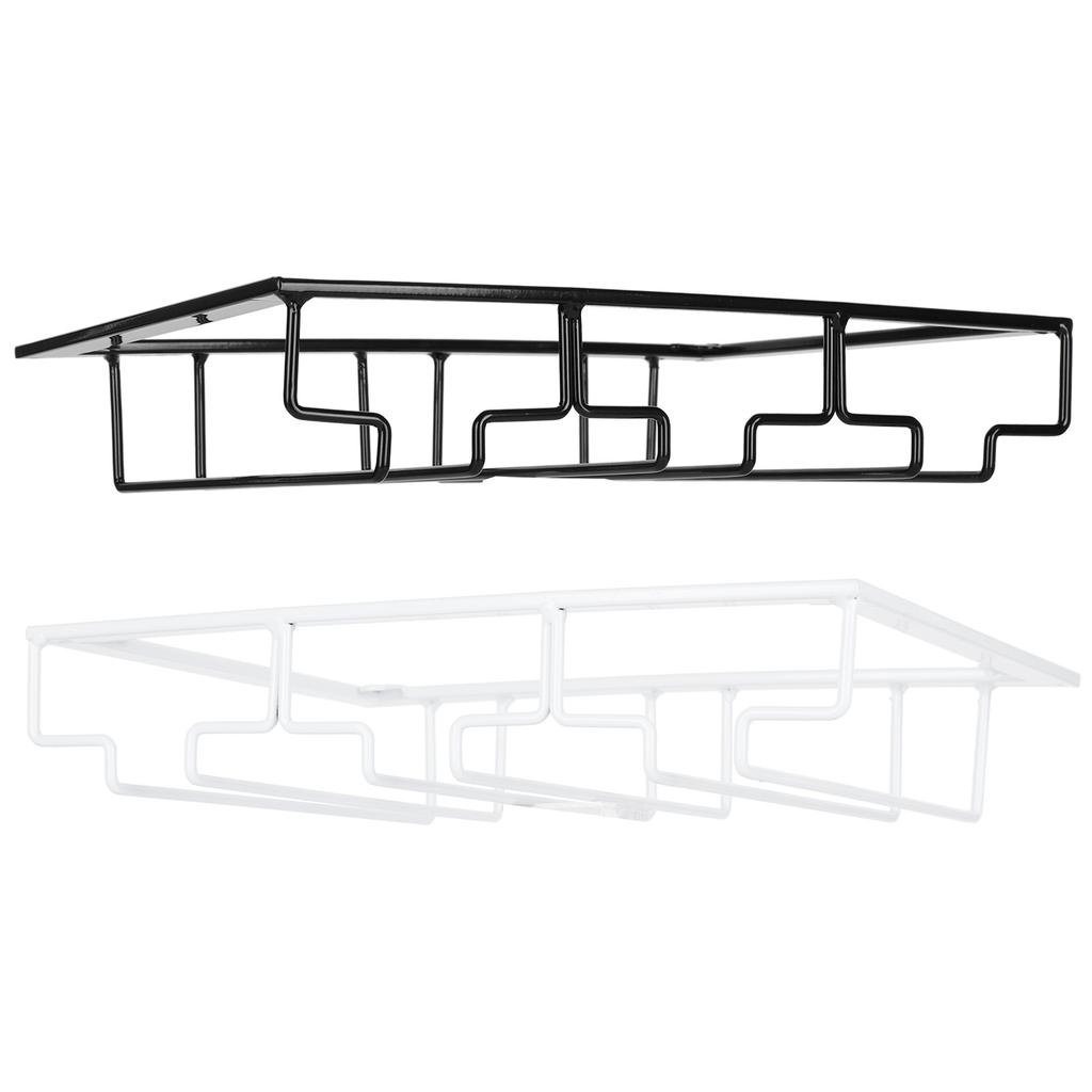 Gläser Aufbewahrungshänger Küchenwerkzeug Weinglasregal Unterschrank Stielglashalter Aufbewahrungshänger Metall Organizer für Bar Küche