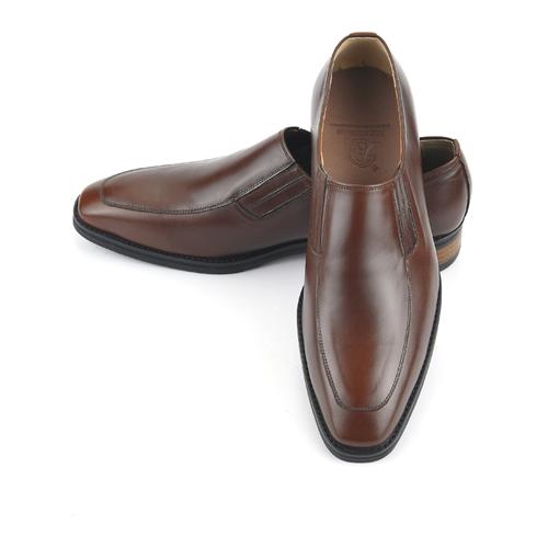 Roshoeman 0007 Oxford Slip-Ons Dark Brown