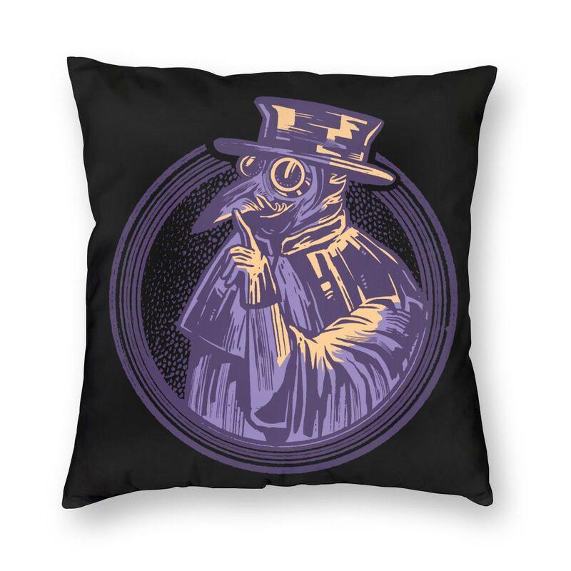 Home Decor Halloween Pillowcase Scary Dr Vampire Print Cushion Cover for Bedroom Living Room 45x45cm Funda De Almohada