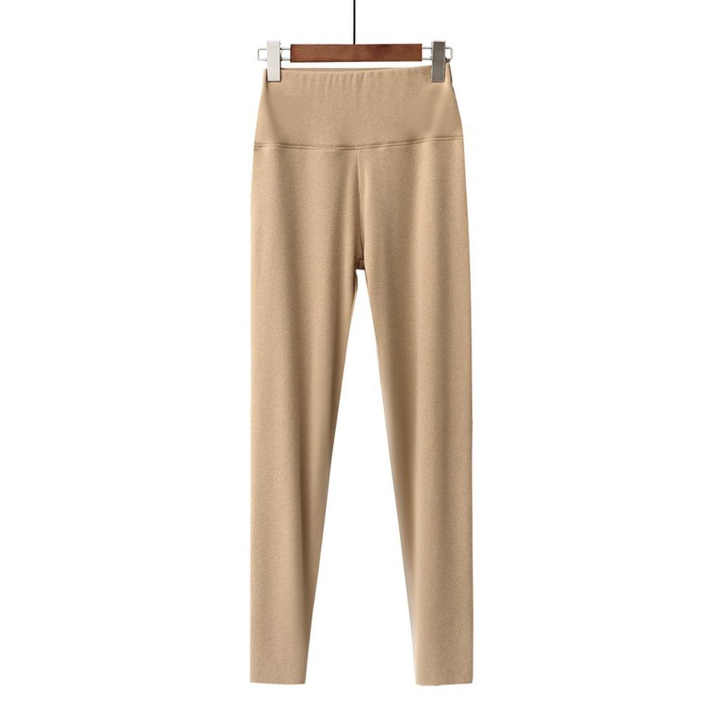 Dámské podzimní a zimní německé Velvet Slim Fit Teplé legíny s vysokým pasem