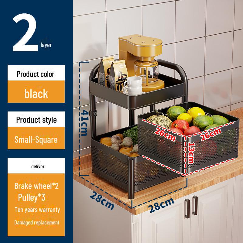 

Вращающаяся на 360° многоуровневая стойка для хранения овощей