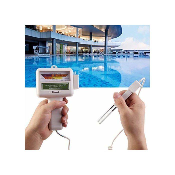 AIMOONSA Testeur numérique pH et chlore pour piscine, spa et aquarium – pH-mètre portable