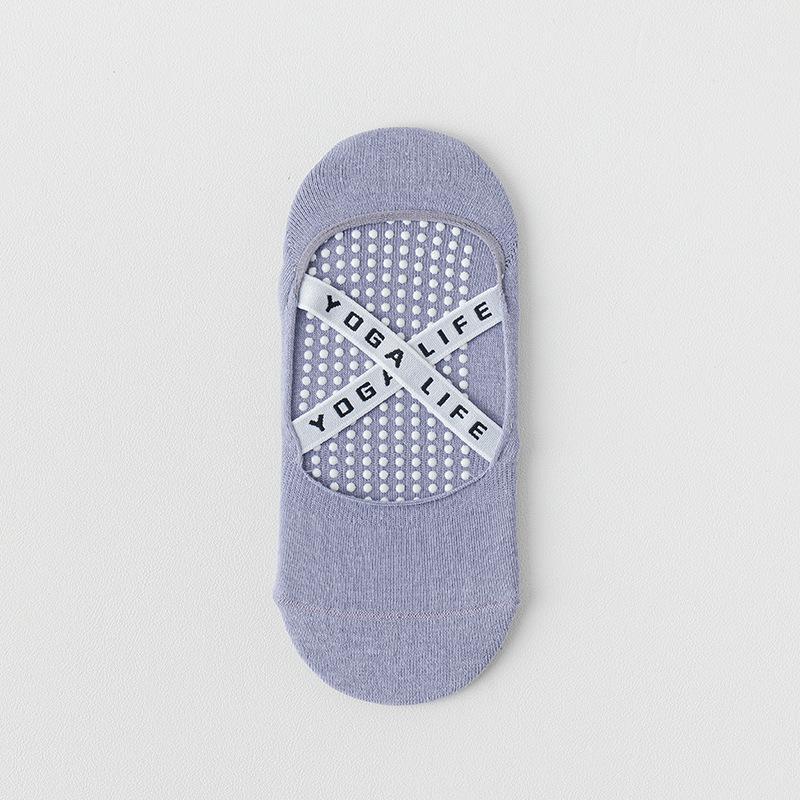 Yoga Socks, Anti-slip Women's Boat Socks, Summer Cotton-containing Antibacterial and Deodorizing Dance Fitness Socks, Pilates Sports Socks