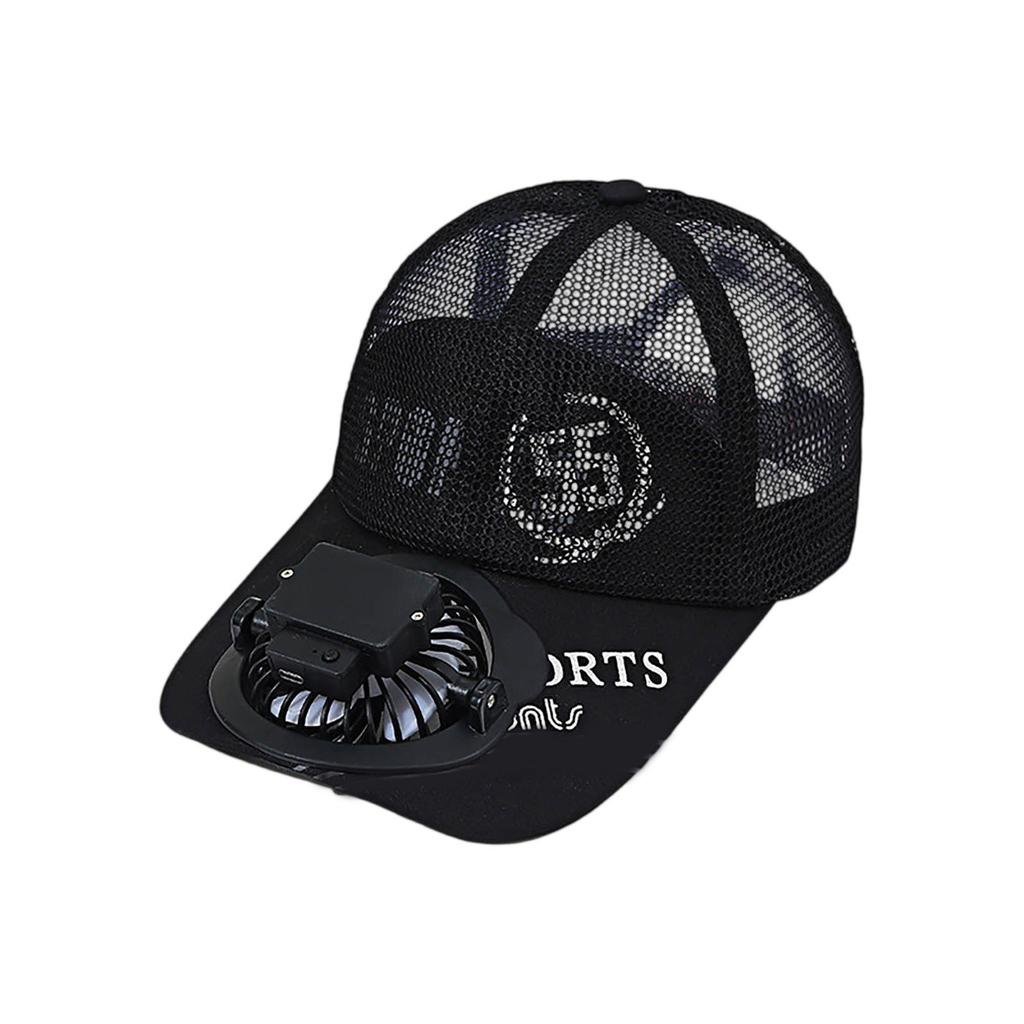 USB Charging Fan Cap Fan Baseball Cap Breathable