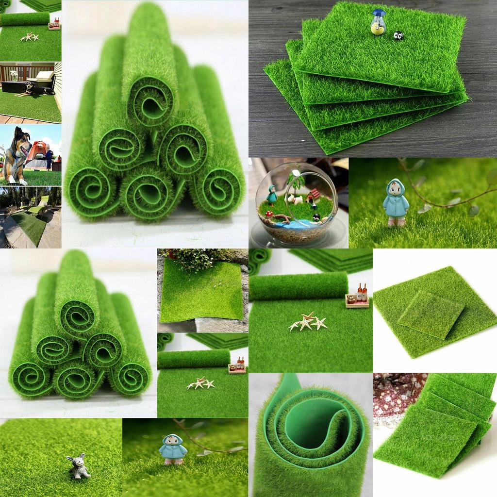 Garden Grass Artificial Lawn Moss Miniature Craft Pot Fairy Dollhouse Decoration