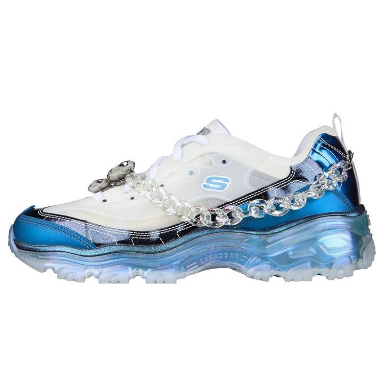 (WMNS) Skechers DLITES Crystal Floating Lady - White Blue Women s 149745-WBL EU 37