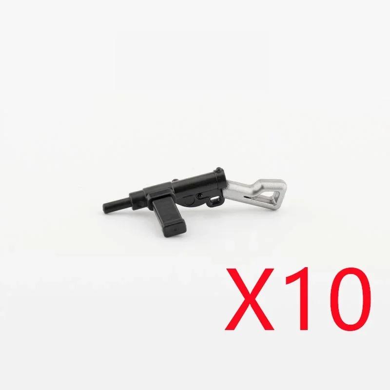 5 CM WWII Military Building Blocks American German Soviet Soldier Figures Weapons Accessories Guns Pistol Sniper Belt Mini Bricks MOC