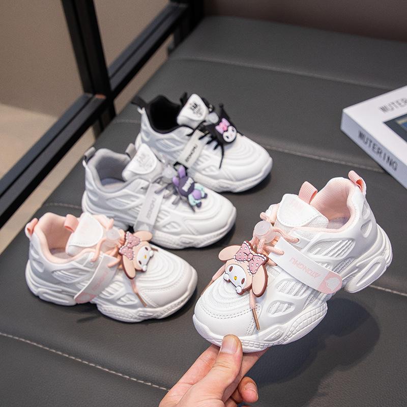 Dívčí sportovní boty, Lehké běžecké boty, Měkké podrážky, Nové podzimní dětské "dad shoes", Síťované chlapecké ležérní boty