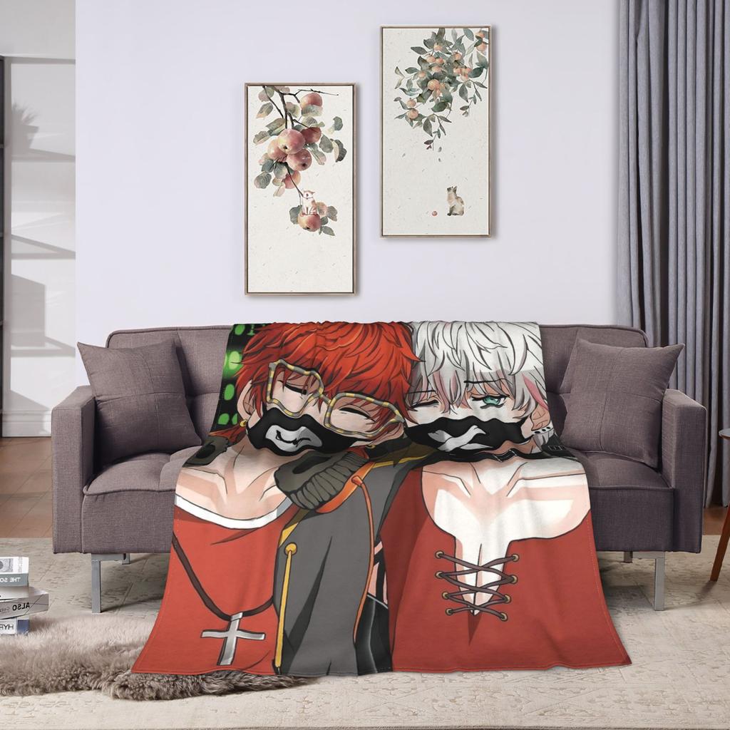 Mystic Messenger Choi Brothers Blanket Travel Office Flannel For Couch Chair Sofa Bed Super Warm Custom DIY Quality Bedspread