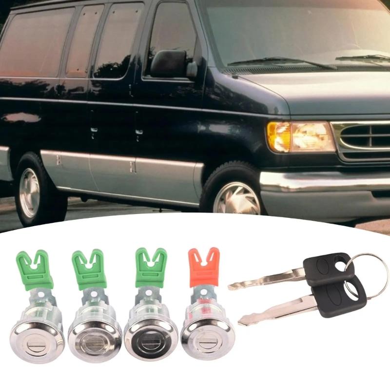 Convenient Key Set Convenient Lock Key Set 703369 DL5886 Ignition Lock Door Lock set Vehicle Spare Part for E150 E250