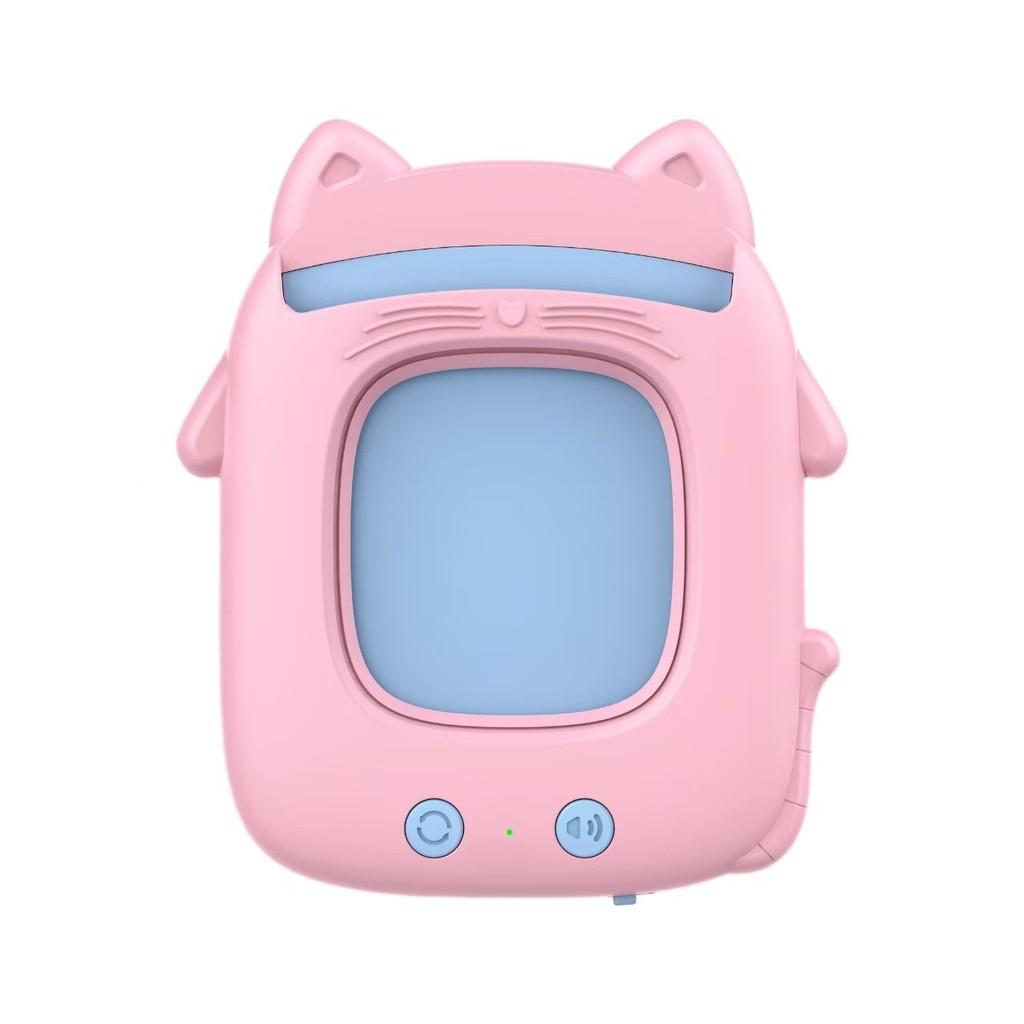

Vertical Reader Card Cat English Learning Machine Early Education Storytelling Pink Camera