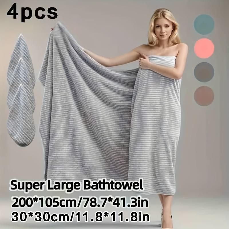 

Очень большие банные полотенца 78,7x 41,3 дюйма Большие Джамбо Полотенце для ванной Гигантское XXL Коралловый флис Пляжные полотенца Мягкие Быстросохнущие Впитывающие с петлей для подвешивания