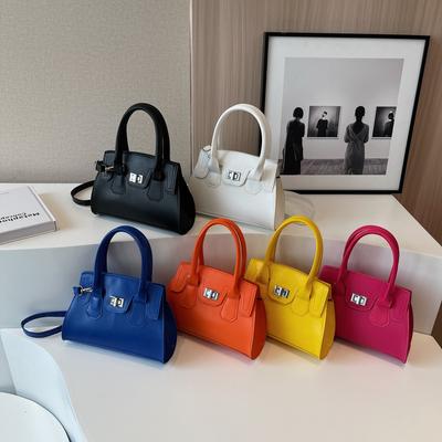 Fashion Bag Design Trend Handbag Solid Color Simple Single Shoulder Crossbody Bag Women's Bag