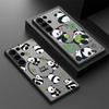 Magnetic Case For Magsafe For Samsung Galaxy S26 S24 S25 Ultra S23 S24 FE S22 Plus Cute Panda Pattern Hard Matte Phone Cover