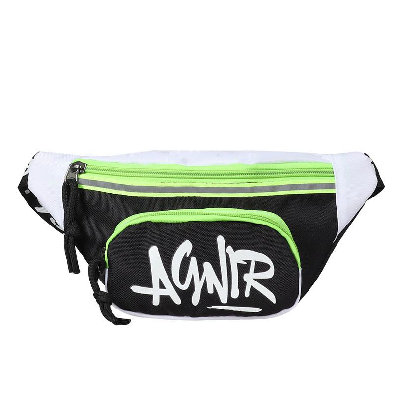 Colorful Patchwork Polyester Children's Waist Bag Stylish Baby Money Purse For Kids