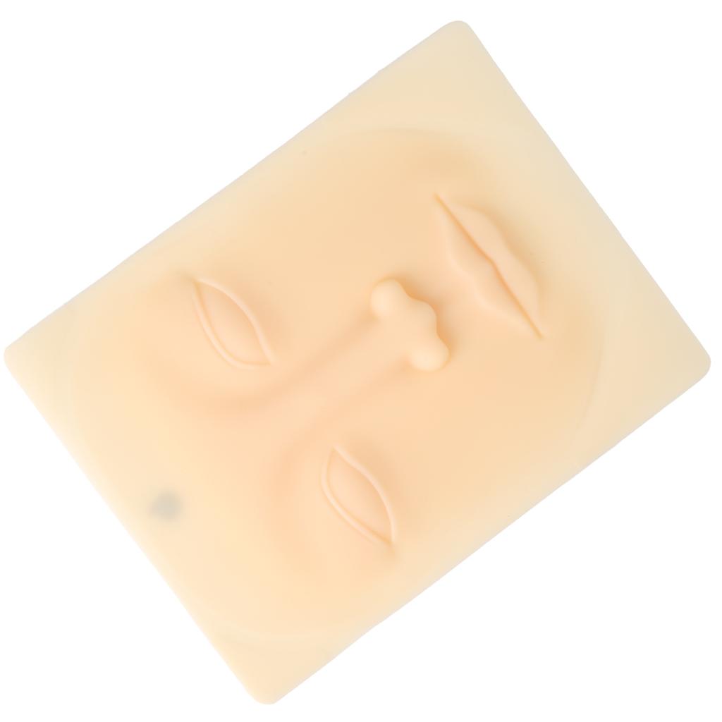 Microblading Practice Skin 4D Silicone Permanent Makeup Training Skin for Eyebrow Lip Eyeliner