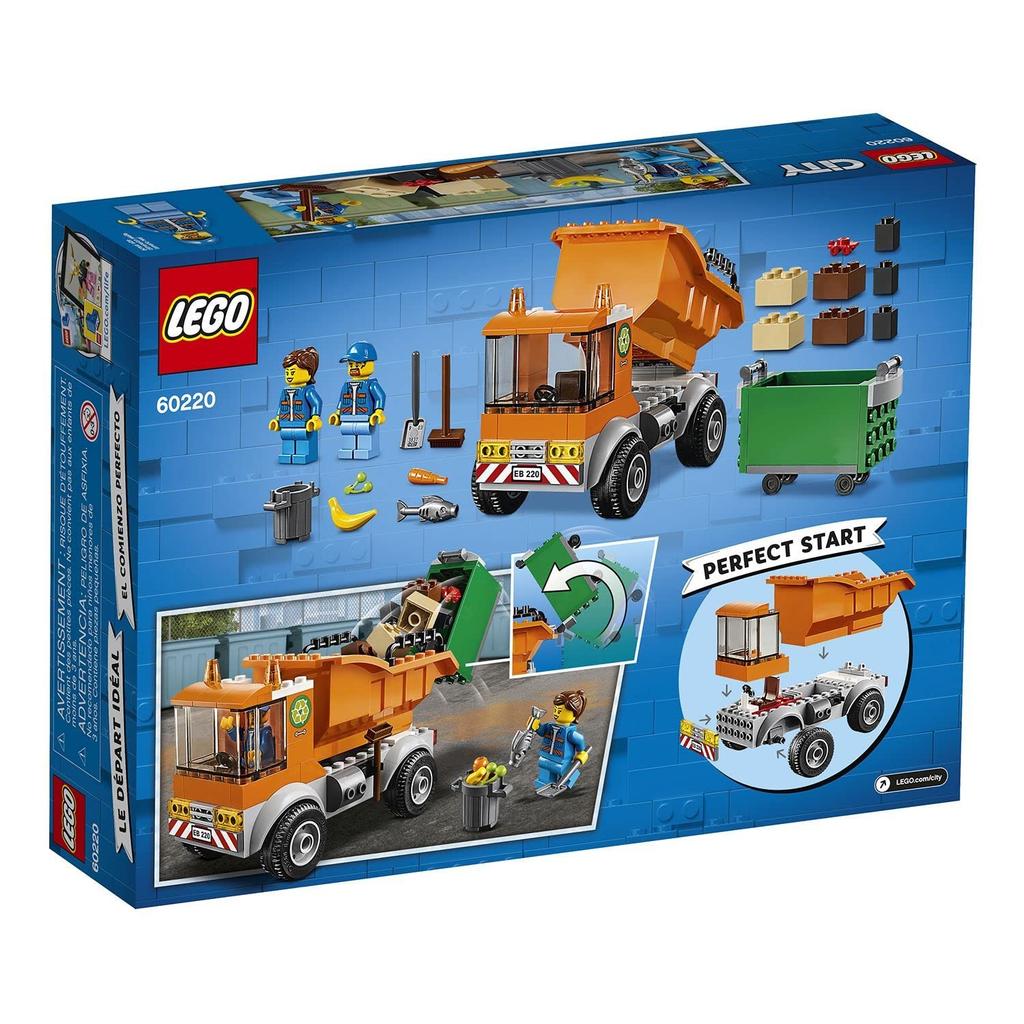 LEGO City Müllwagen 60220 Bausteinspielzeug für Jungen