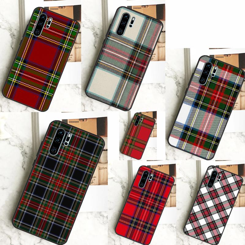 Clan Stewart Dress Tartan Plaid Case For Huawei Nova 10 SE 9 11 11i 8i 3i 5T Y60 Y70 Y90 Y61 Y91 P20 P30 Pro P40 Lite Cover