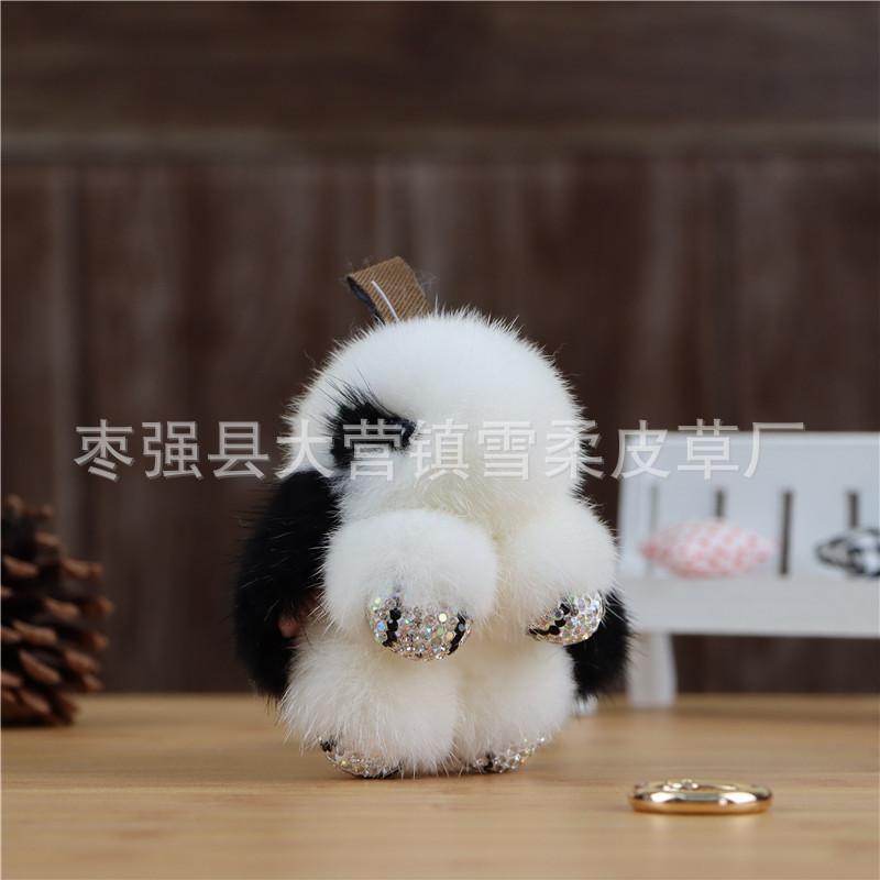 Mink Hair Bunny Mini Cute Fur Cute Rabbit Plush Jewelry Bag Keychain Pendant Mobile Phone Pendant