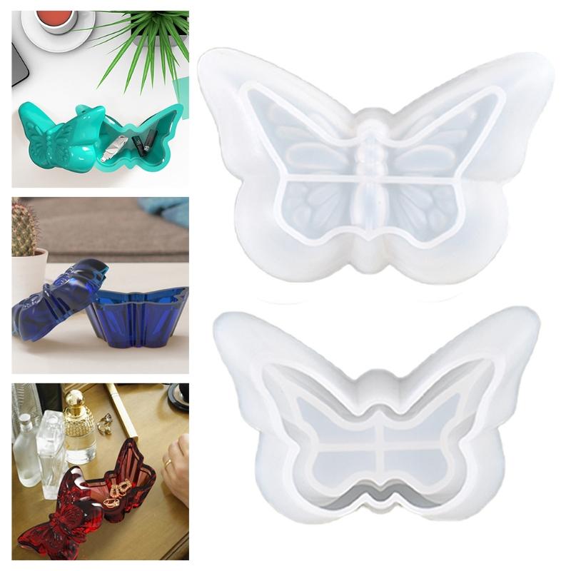 Silicone Craft Mold Butterfly Shape Suitable for Creating Candle Containers and Organizers Great for Handmade Gifts