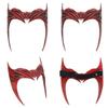 Stunning Wandavision Mask For Halloween Featuring Adorable Visions And Scarlet Witch Design