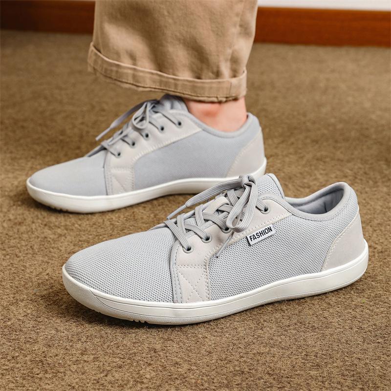 

Men s Plus Size Lightweight Mesh Running Shoes - Breathable, Wide-Toe, Low-Top, Lace-Up Casual Sneakers. 48 серый