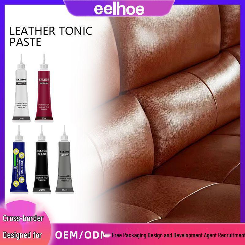 EELHOE Leather Repair & Care Cream for Car Seats, Bags, Shoes, and Sofas - Color Refresh & Renew.