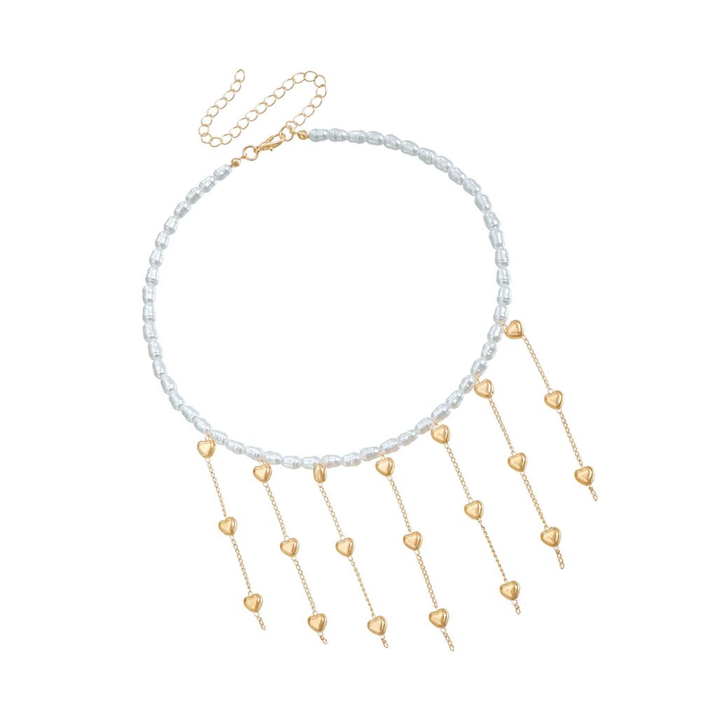 Fashionable Baroque Styles Long Tassels Pearls Necklace for Women Elegant and Vintage Designs for Formal Occasions