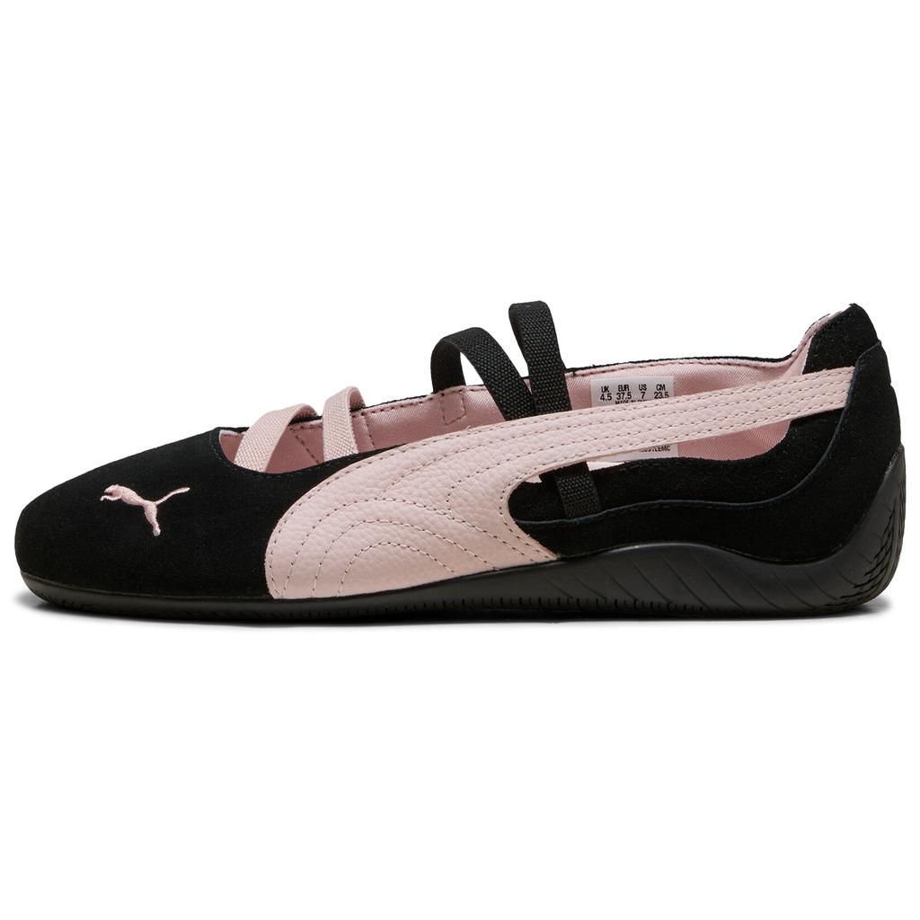 Puma Speedcat Ballet Thin Sole Training Ballet Shoes Comfortable Retro Versatile Durable Mary Jane Women shoes Black Pink 406334-02