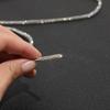 5/10Yards Corda di Strass Glitter 4mm Tubo di Cristallo Cordino Rifinitura Fai da Te Gioielli Braccialetto Collana Lacci delle Scarpe Cinghia per Borsa Materiale Decorazione