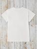 White with Black Line Art Lightweight Summer & Spring Top Machine Washable Dog Tshirt Everyday Apparel Relaxed Fit Shirt