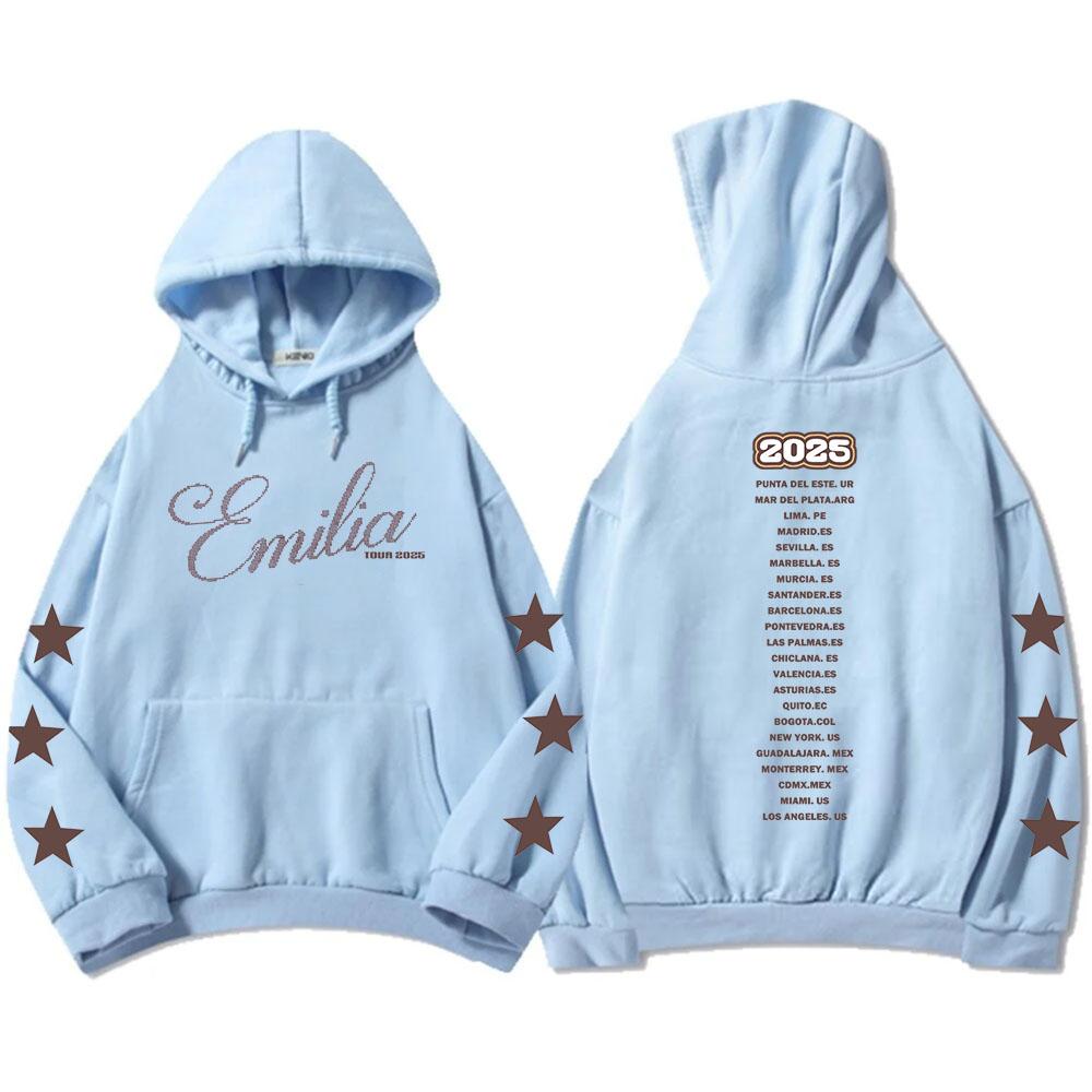 

Emilia Mernes Tour 2025 Hoodies Long Sleeve Women Men Sweatshirt Autumn Fashion Singer Graphic Casual Unisex Pullovers XXXL