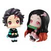 Anime Movie Demon Slayer 9cm Stove Door Charcoal Jiro Stove Door You Bean Q Edition Cute Handmade PVC Model Ornament Gift