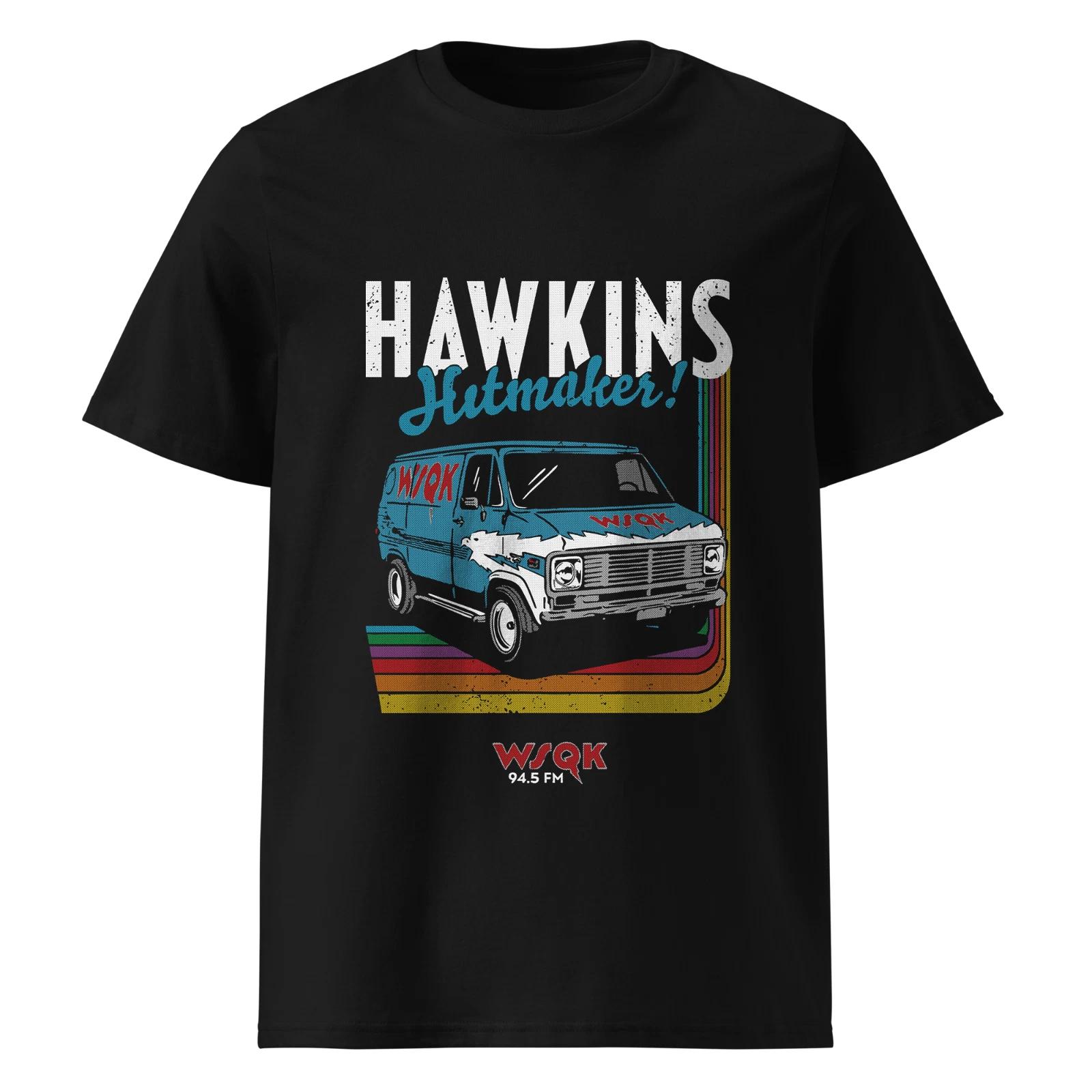 Stranger Things Season 5 Hawkins Hitmaker T Shirt | WSQK Radio Van Fan T-Shirt M