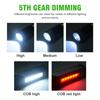 Car LED Strong Light Flashlight Portable Magnet Camping Torch 90 ° Rotatable Head Multifunctional Folding Handheld Work Lights
