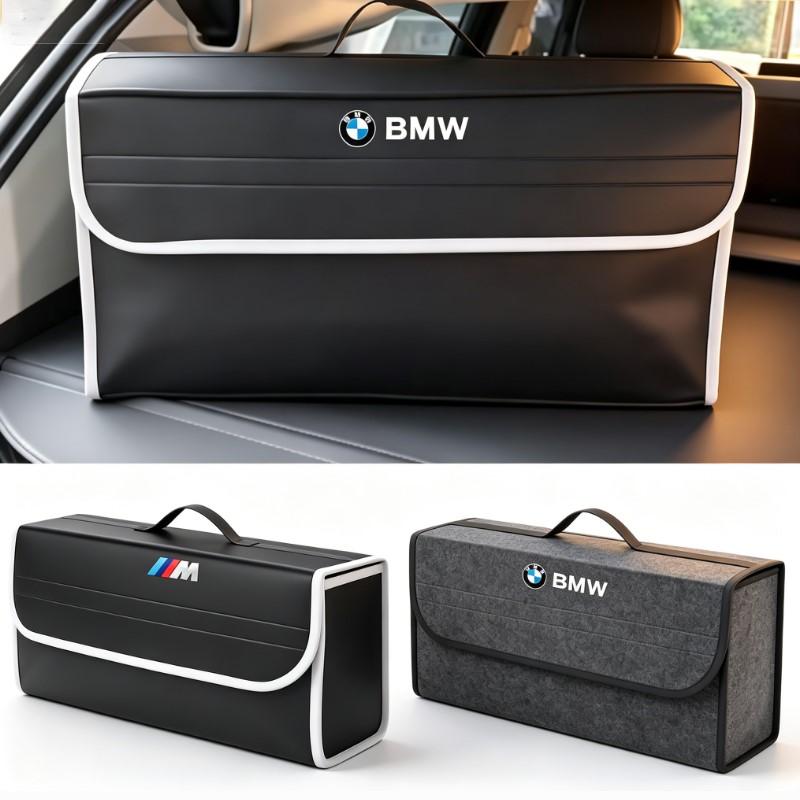 For BMW X1 X3 X4 X5 E46 E90 F20 E60 E39 F10 M1 M2 M3 M5 Sticker Car Trunk Storage Box Large Capacity Felt Tools Bag Accessories HU0