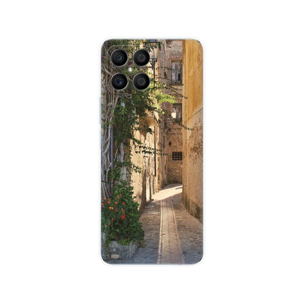 

Чехол для Honor X8, задняя крышка для HonorX8, чехол для Honor X 8, прозрачный чехол для телефона, защитная сумка, мягкий силиконовый чехол из ТПУ, бампер Honor X8