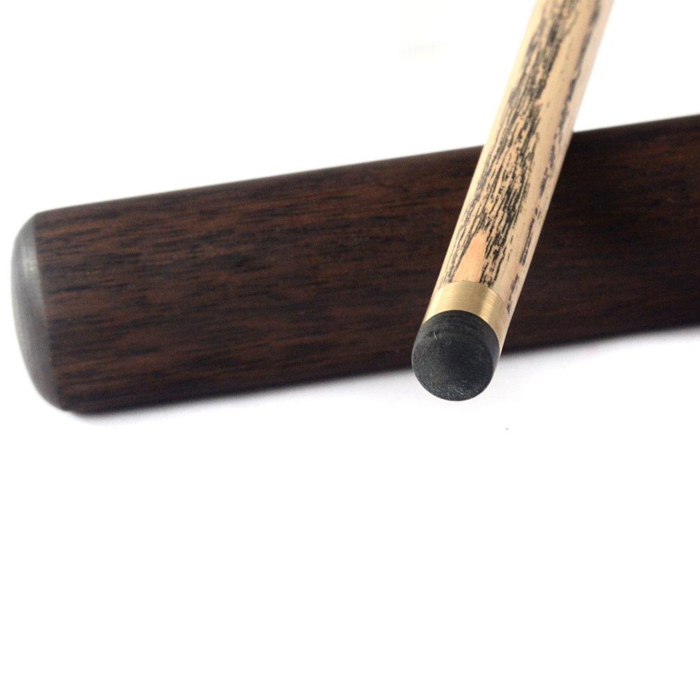 Black ScorpionCuesoul 18OZ Handmade 1 Piece Snooker Cue Aluminum Telescope Extension Case 57" + +