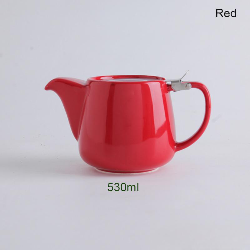 Japanese Ceramic Teapot with Stainless Steel Strainer  Filter Exquisite   for Puer  Oolong Kung Fu Tea Set